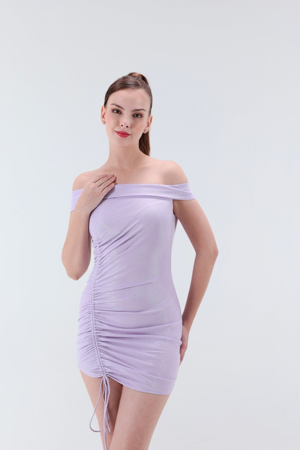 Bella Off Shoulder Mini Dress - Xaya