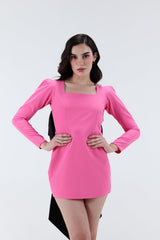 Diana Bow Mini Dress - Xaya