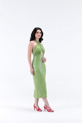 Eloise Sequins Midi Dress - Xaya