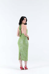 Eloise Sequins Midi Dress - Xaya