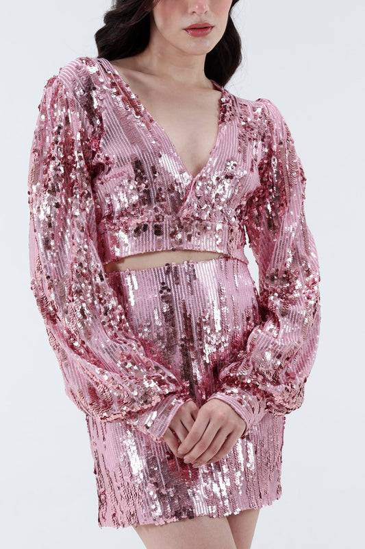 Emily Sequins Co-ord Set - Xaya