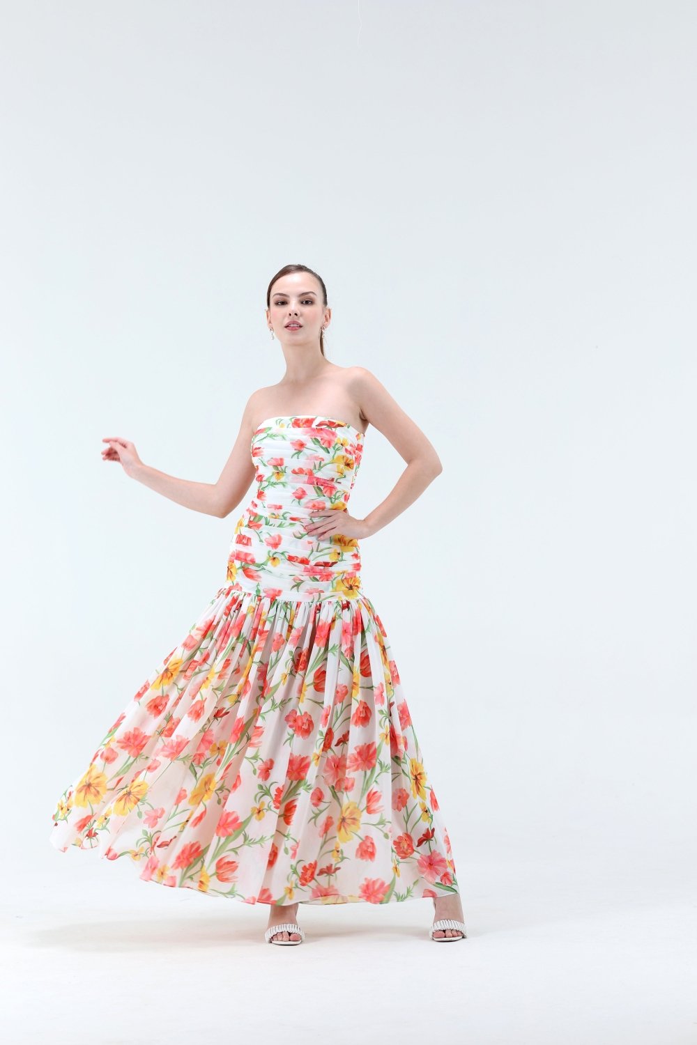 Gladys Off shoulder Maxi Dress - Xaya