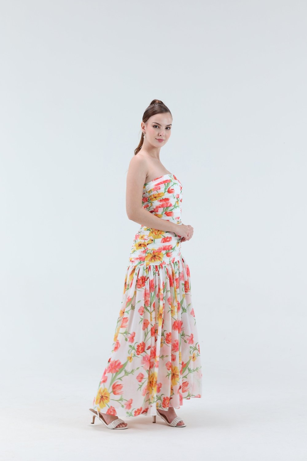 Gladys Off shoulder Maxi Dress - Xaya