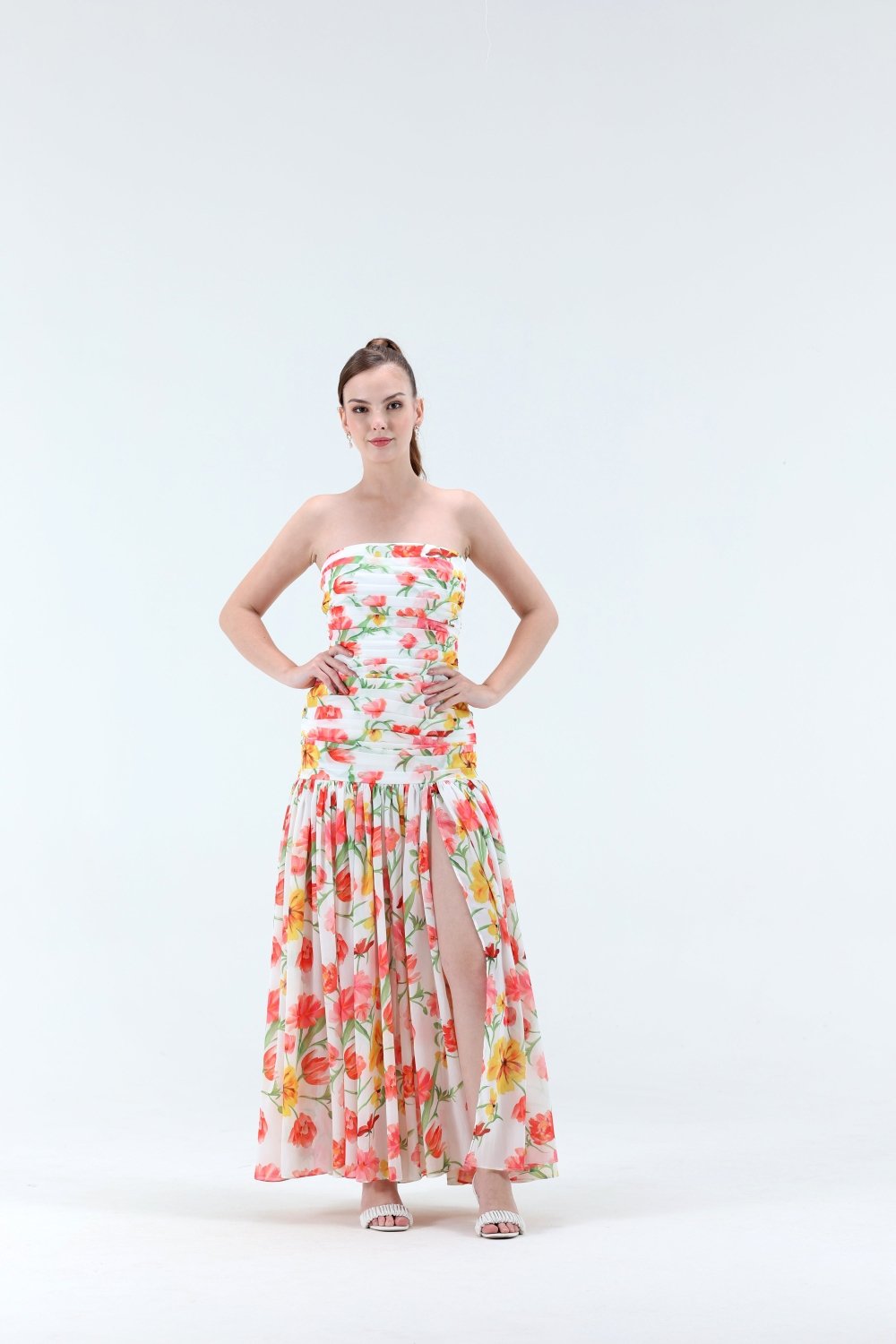 Gladys Off shoulder Maxi Dress - Xaya