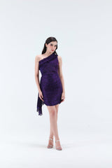 Helene Ruffle Mini Dress - Xaya