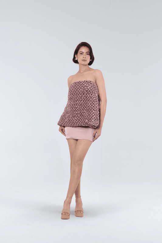 Lucie Textured Mini Dress - Xaya