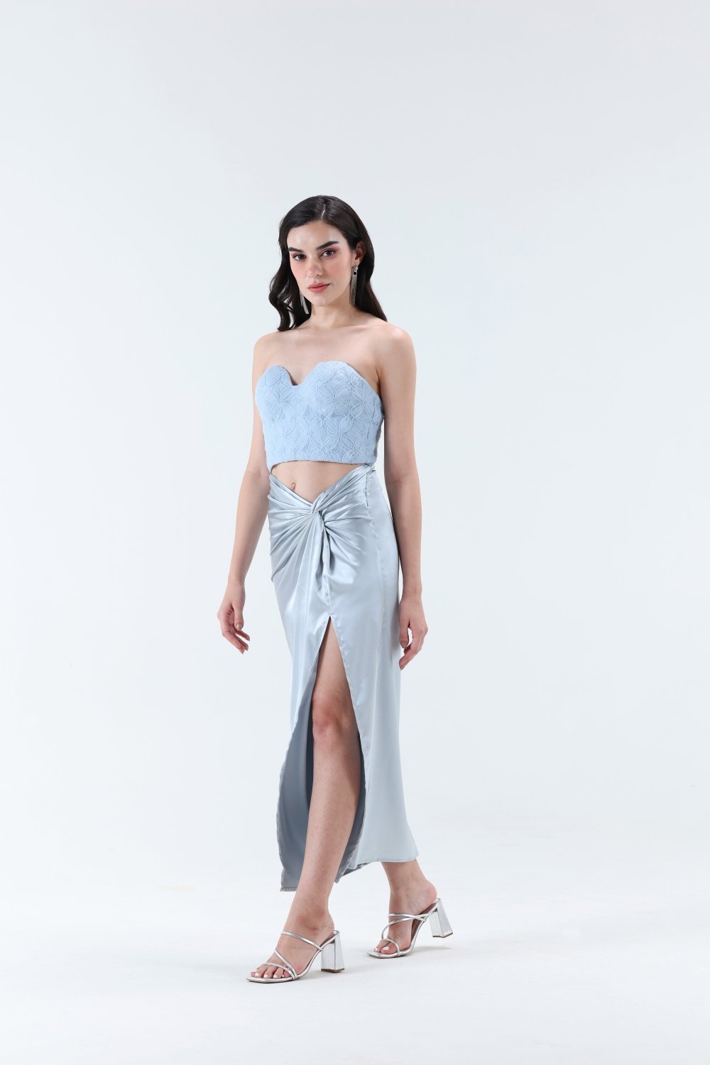 Odile Corset & Knotted Skirt Co-ord Set - Xaya