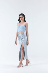 Odile Corset & Knotted Skirt Co-ord Set - Xaya