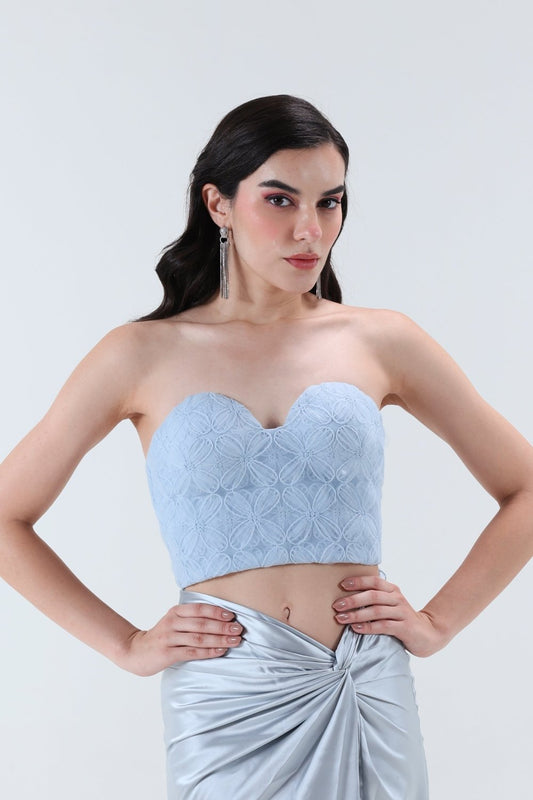 Odile Corset & Knotted Skirt Co-ord Set - Xaya