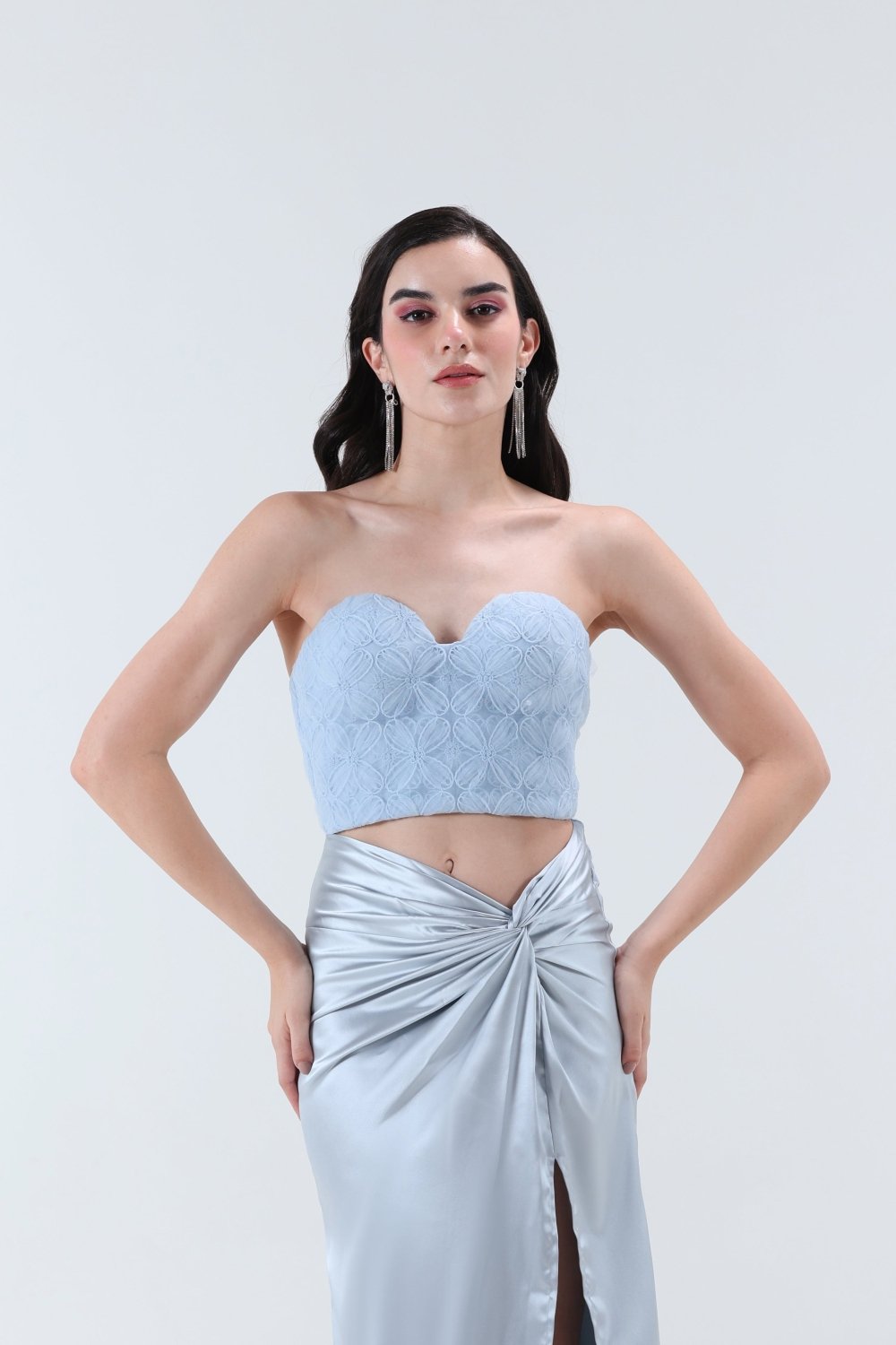 Odile Corset & Knotted Skirt Co-ord Set - Xaya