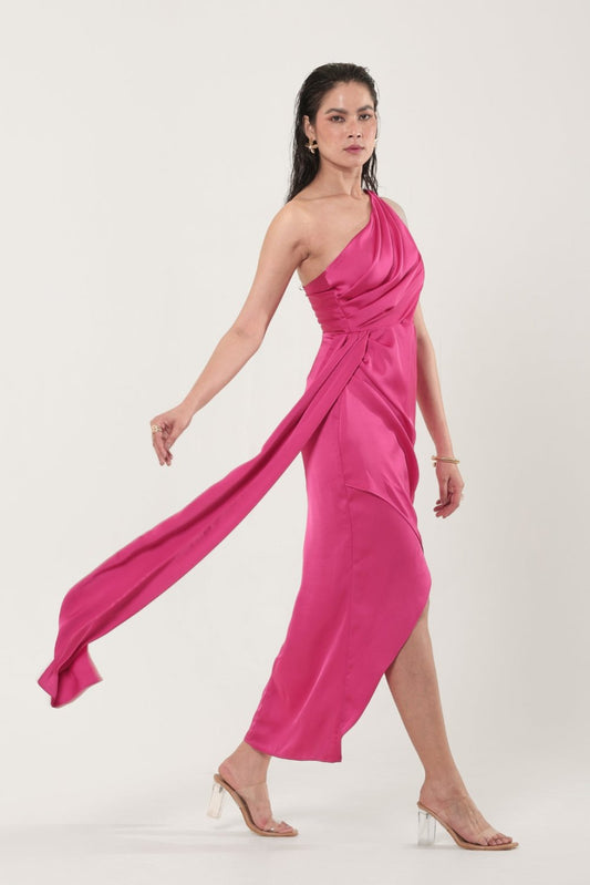 Prudence Midi With Chain Detailing Midi Dress - Xaya