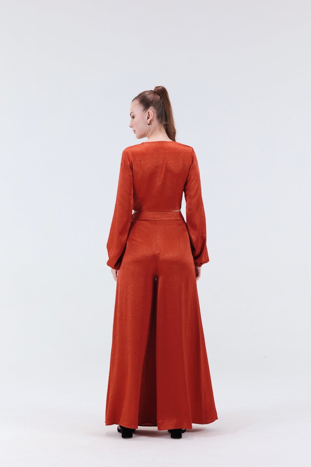 Renne Knotted Top - Rust - Xaya