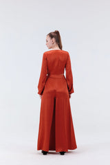 Renne Knotted Top - Rust - Xaya