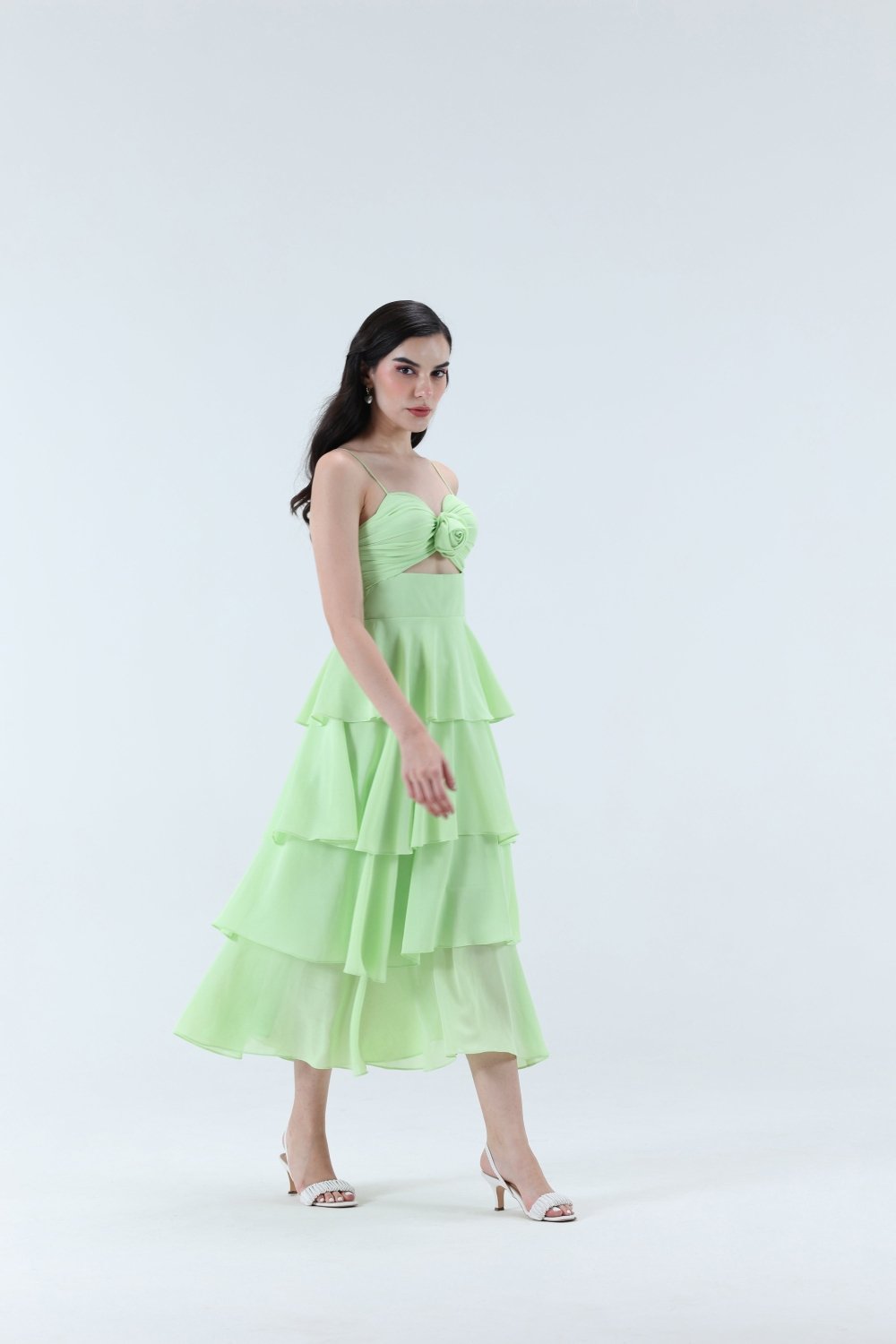 Shayla Rose Midi Dress - Xaya