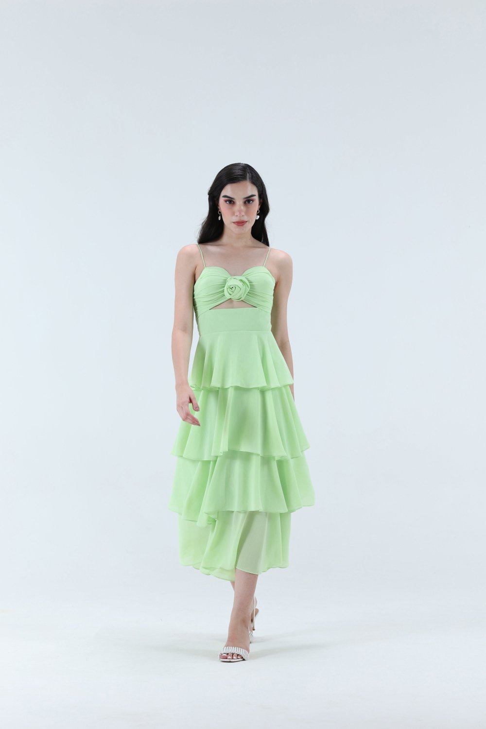 Shayla Rose Midi Dress - Xaya