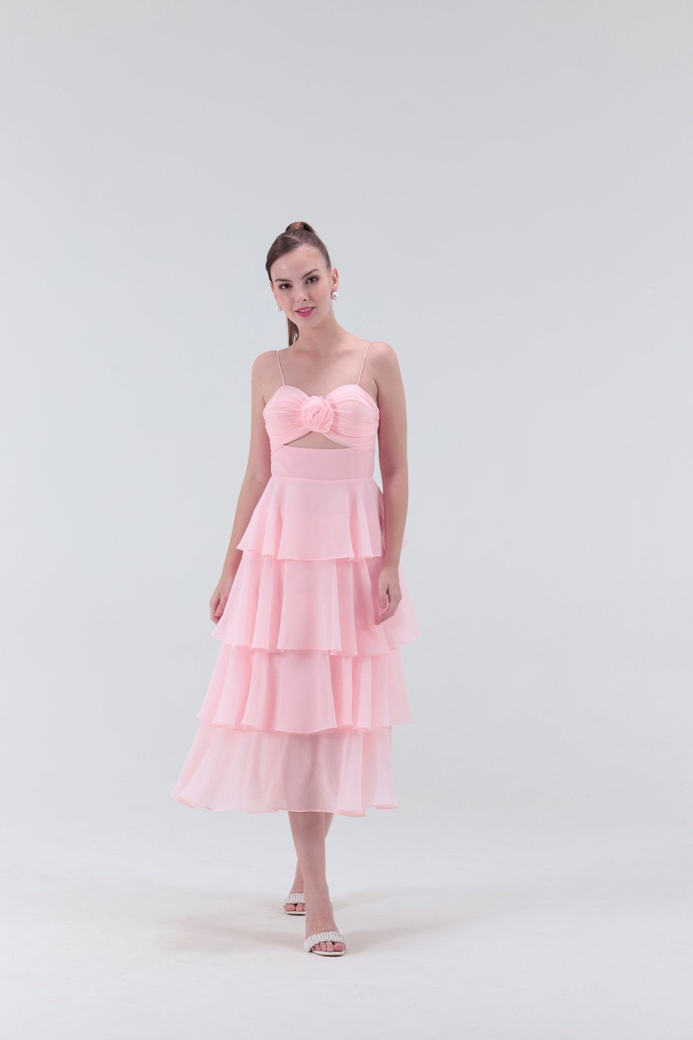 Shayla Rose Midi Dress - Xaya