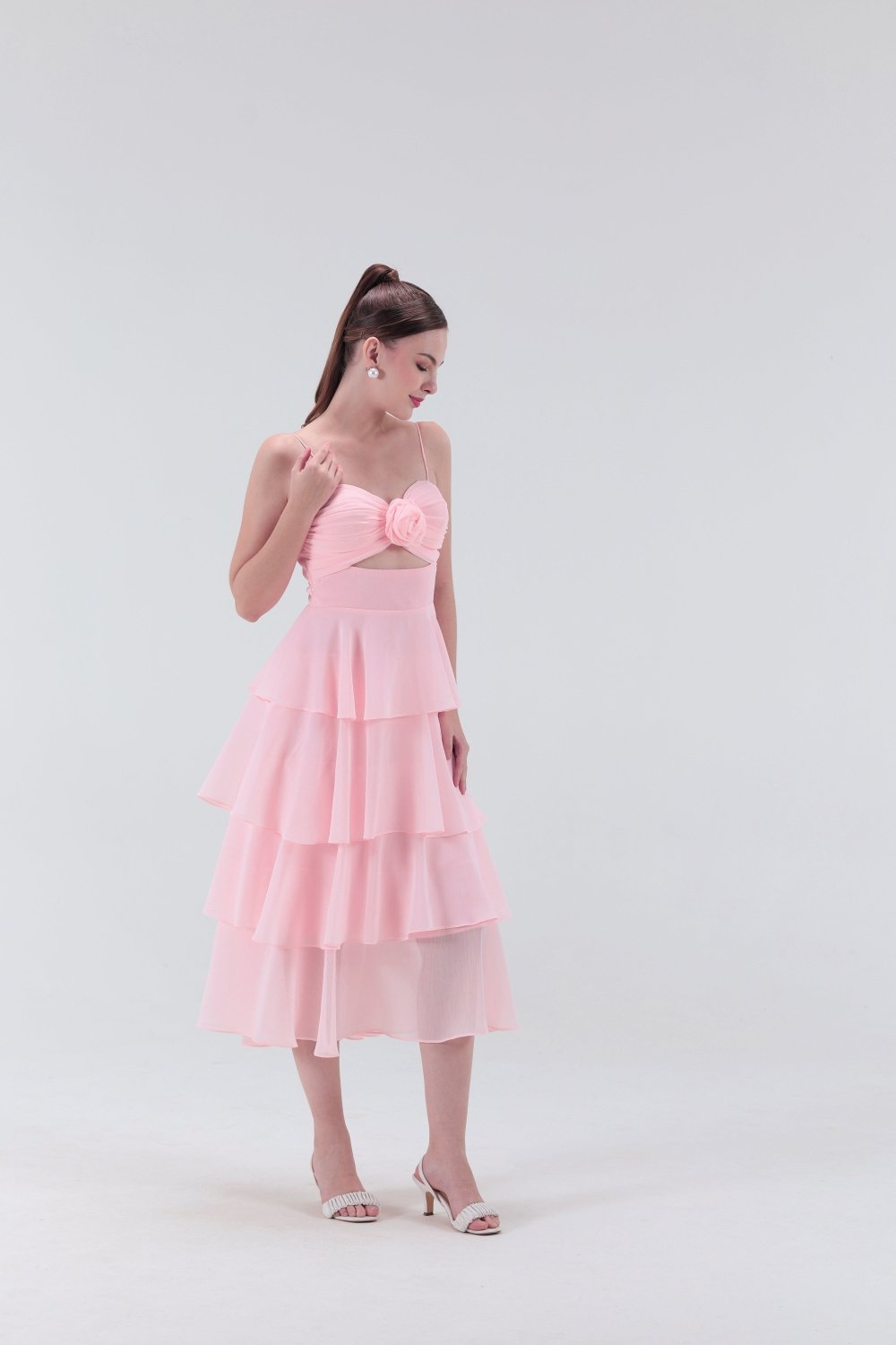Shayla Rose Midi Dress - Xaya